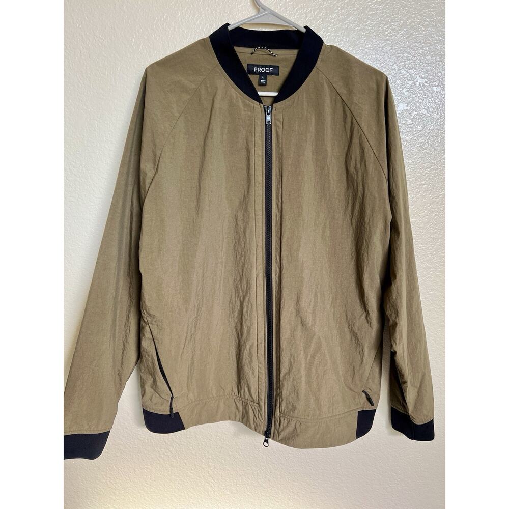 Huckberry Proof Duffel Bomber in Olive Men’s Size Large